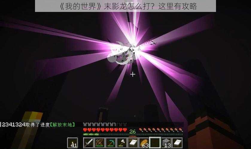 《我的世界》末影龙怎么打?这里有攻略
