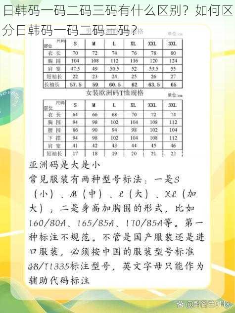日韩码一码二码三码有什么区别?如何区分日韩码一码二码三码?